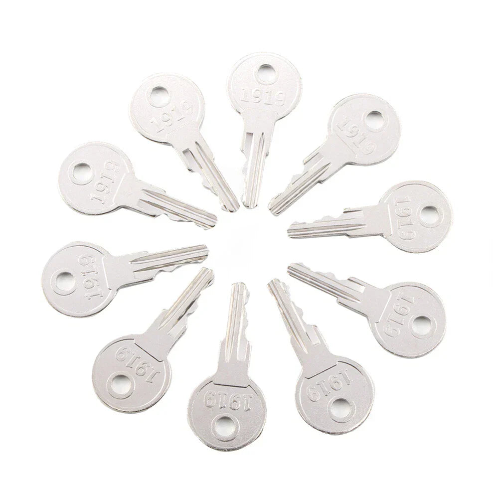 10 x Ignition Keys w/Key Ring for EZGO Golf Carts 1982+