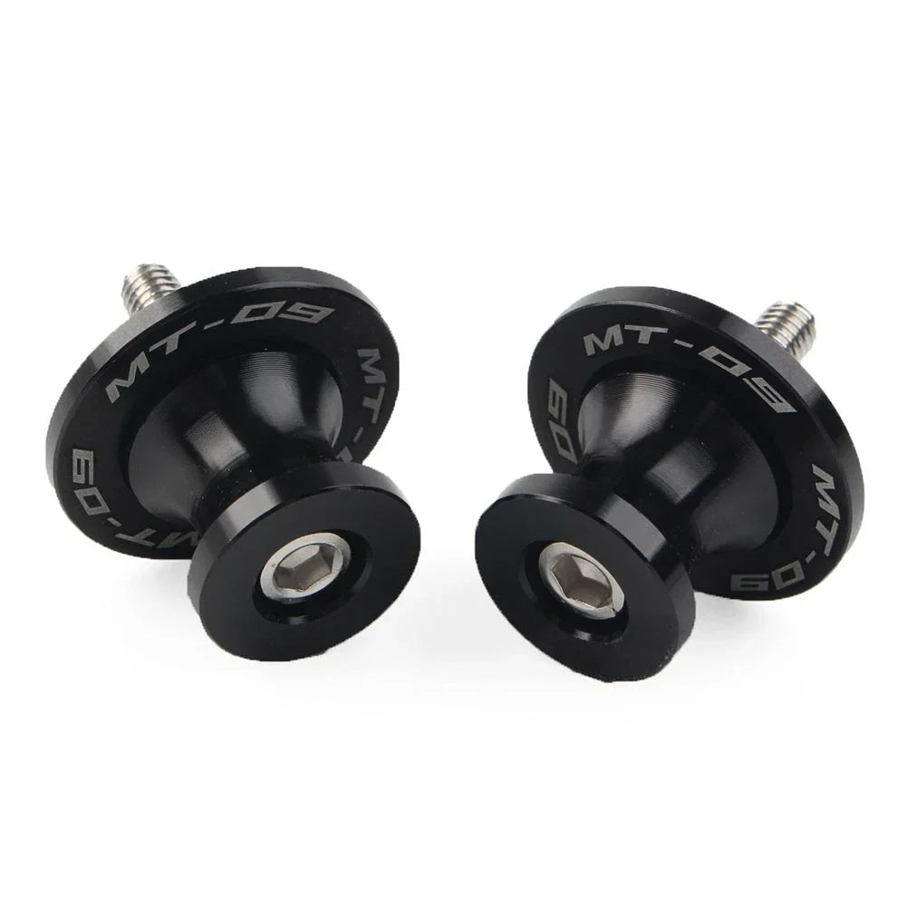 6MM Swingarm Spools Sliders for YAMAHA MT-09 FZ09 (2013-2022) Black