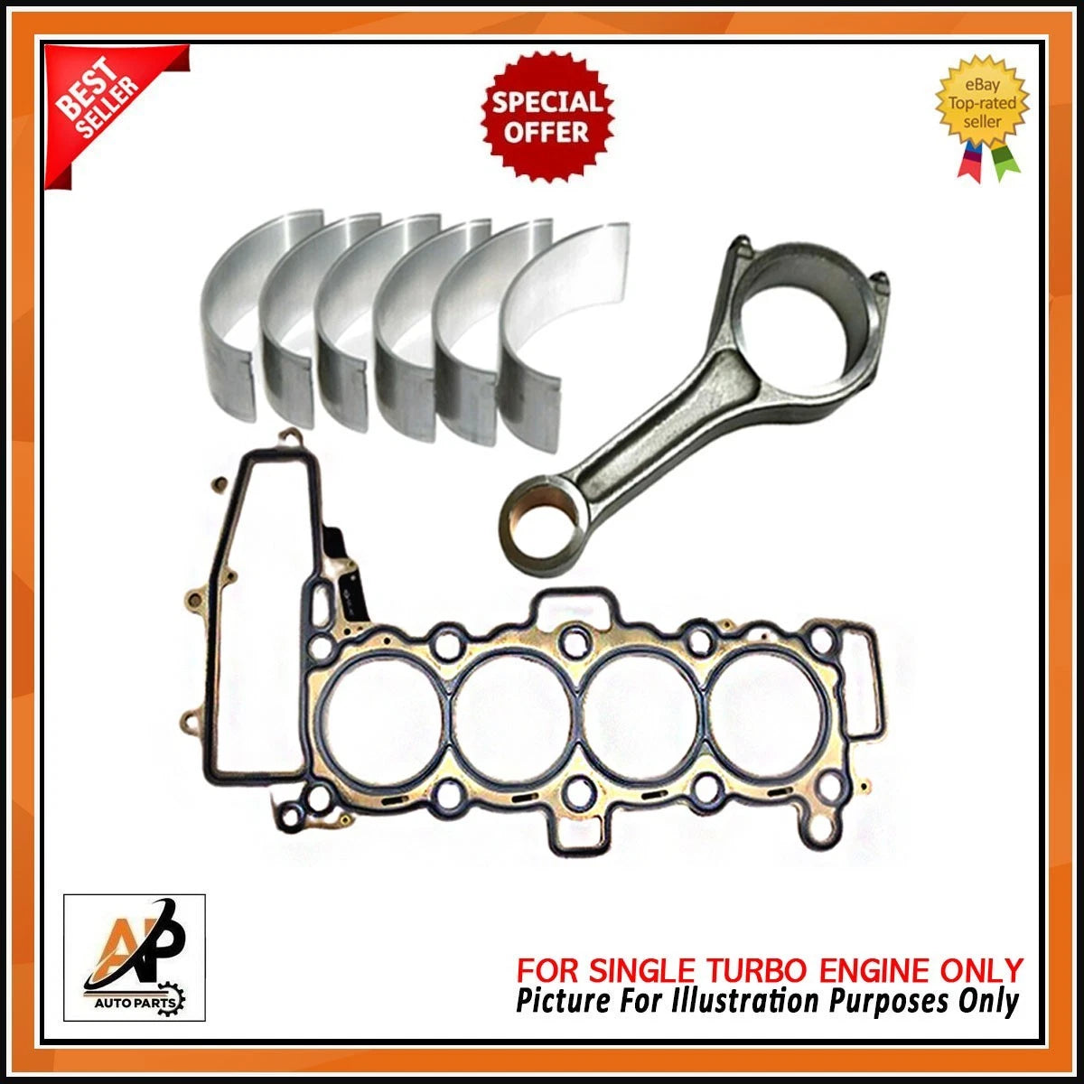 Engine Head Gasket Replacement and Rebuild Kit for Land Rover Range Rover (2014–2015)