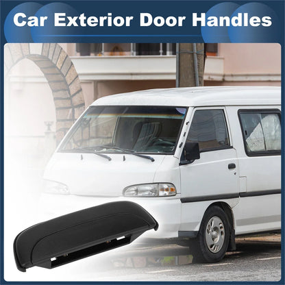 Front Right Exterior Door Handle for Hyundai PORTER (1993-1997) - Black, 1 x