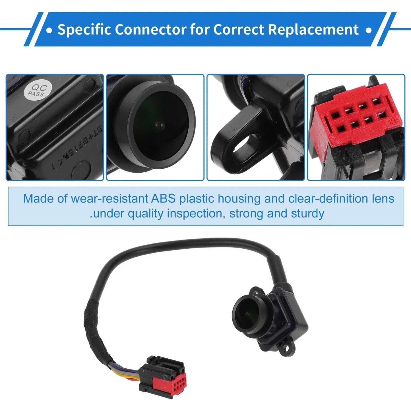 Rear View Camera 120-180 Degree for Chrysler 300, Dodge (2011-2023)