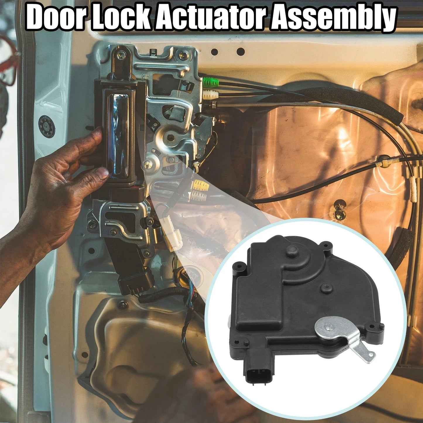 Rear Right Passenger Side Door Latch Lock Actuator for Honda Odyssey (2005-2010)