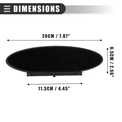 Sun Visor Vanity Mirror Cover for Porsche - Driver/Passenger Side, Black