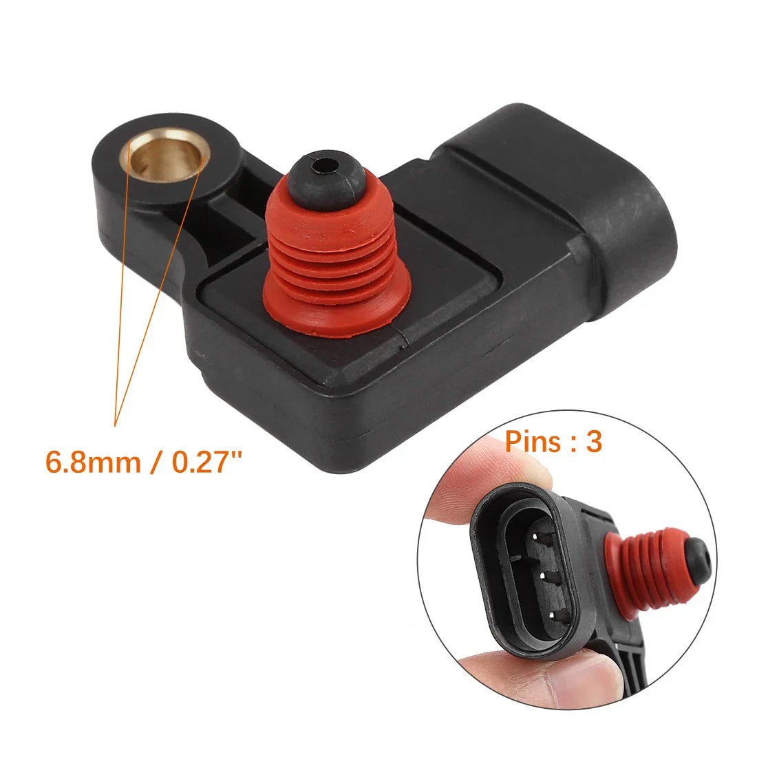MAP Sensor for Chevrolet Aveo Lanos Saloon (2002-2011)