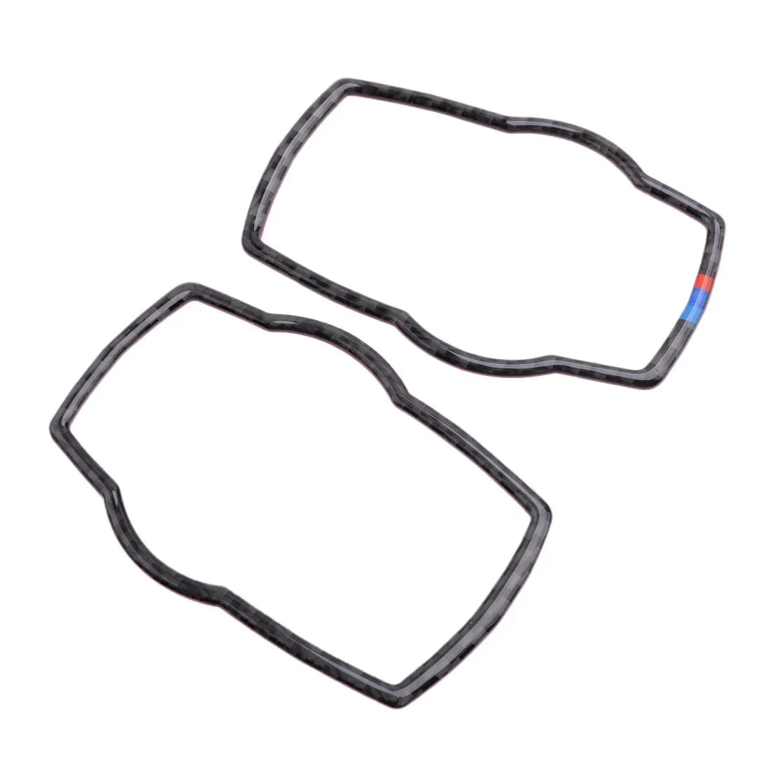 Carbon Fiber Multimedia Control Button Switch Bezel for BMW 1 2 3 4 5 Series