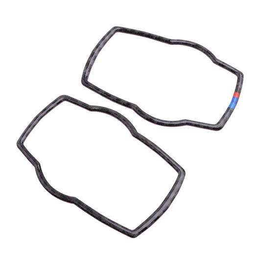 Carbon Fiber Multimedia Control Button Switch Bezel for BMW 1 2 3 4 5 Series