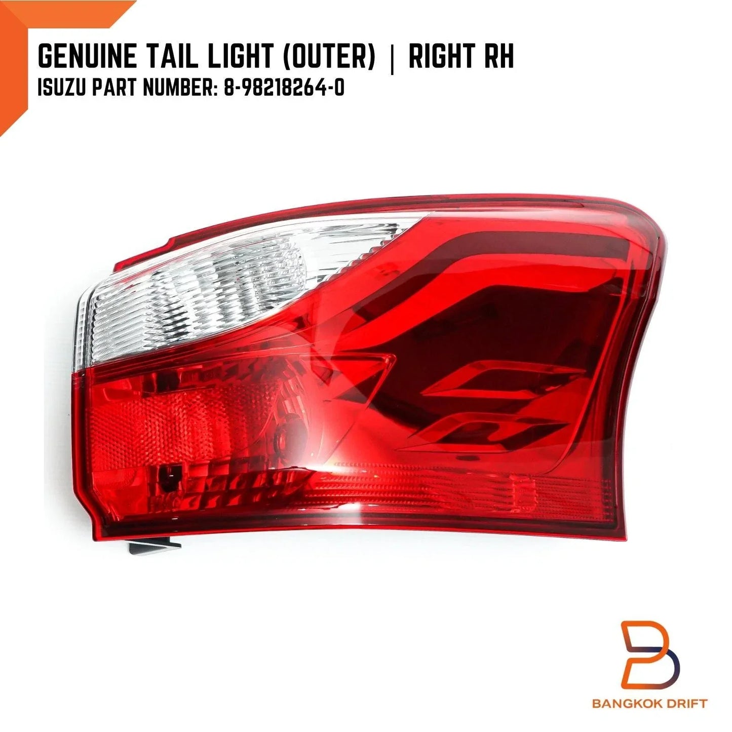 RH Tail Light Rear Lamp Unit for Isuzu MU-X MUX UC SUV (2013-2017)