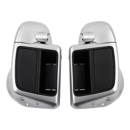 Lower Vented Fairings for Harley Street Glide (2014-2023) Silver Pearl