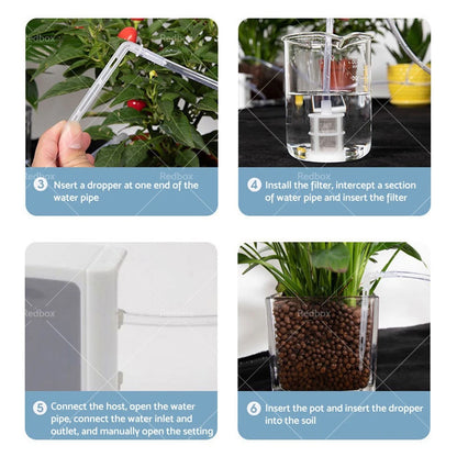 Self Watering System Irrigation Timer 10M Solar for Plants