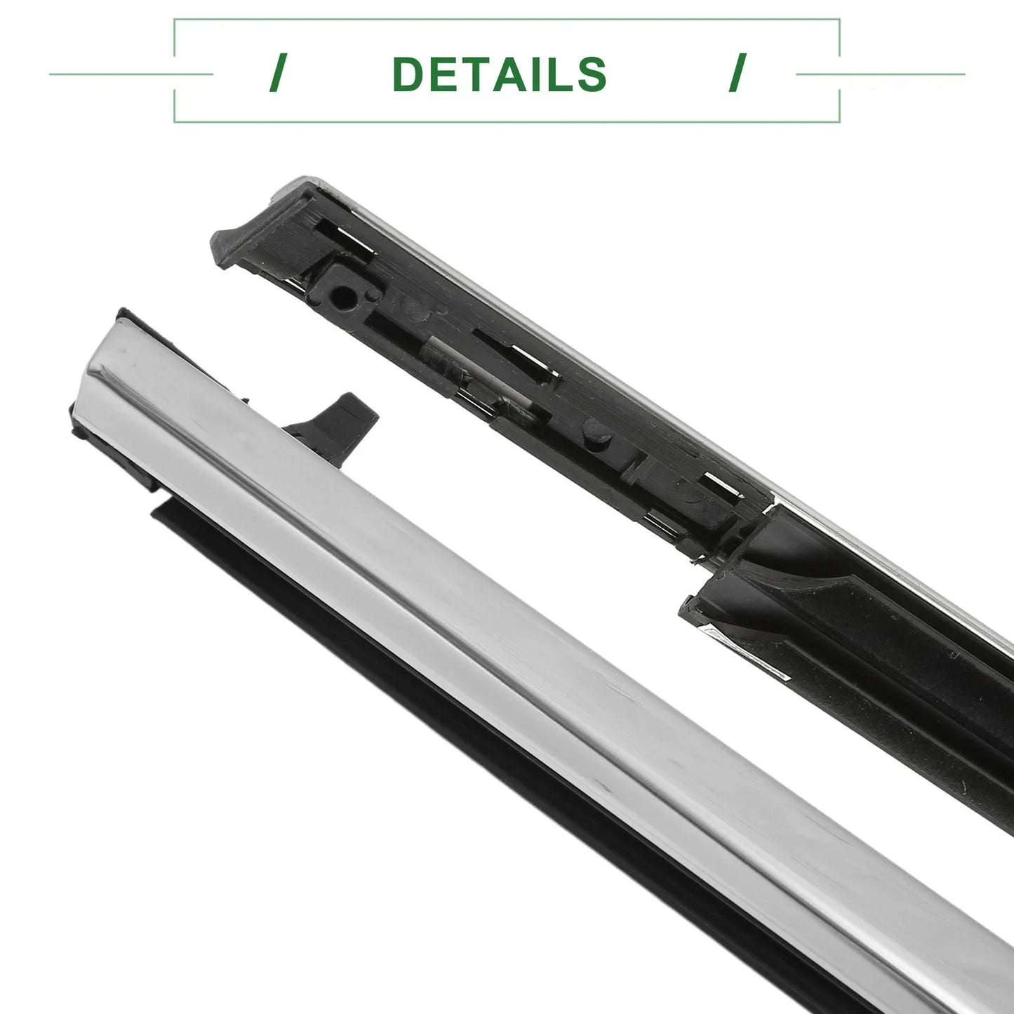 2 x Rear Weatherstrip Window Seal for Honda Accord (No. 72910SDAA01)
