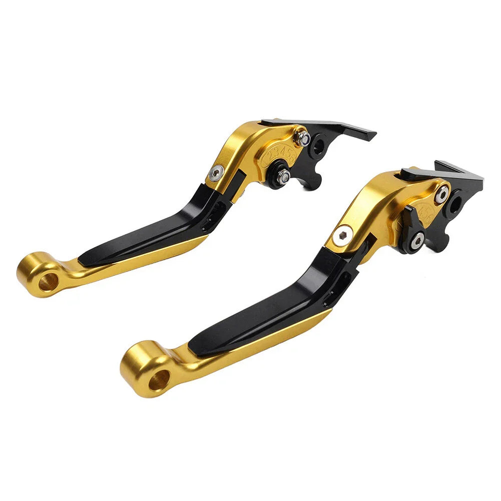 Extendable Brake Clutch Levers for Kawasaki Z1000 ZX6R  Gold (2007-2018)