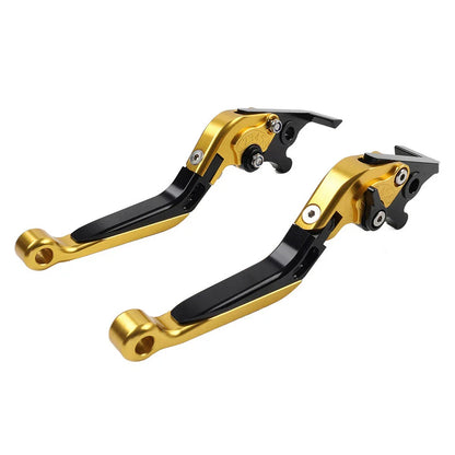 Extendable Brake Clutch Levers for Kawasaki Z1000 ZX6R  Gold (2007-2018)