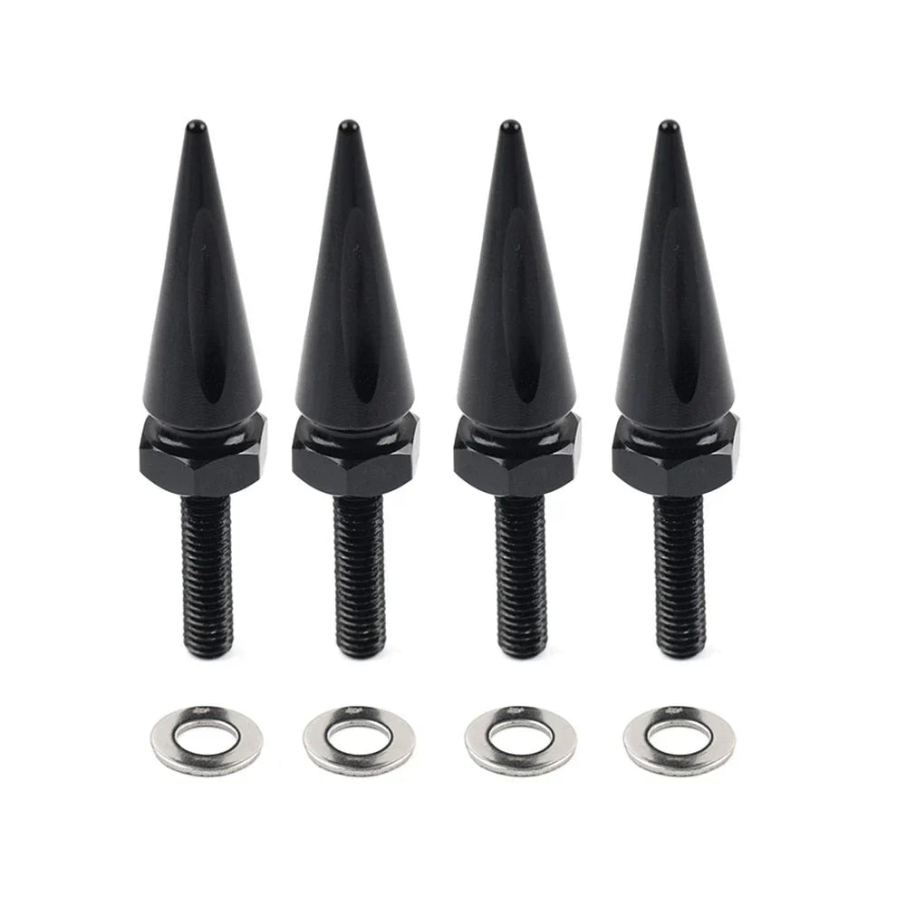 Spike Bolts for Harley Road Glide Windshield 2015-2023 Aluminum Black