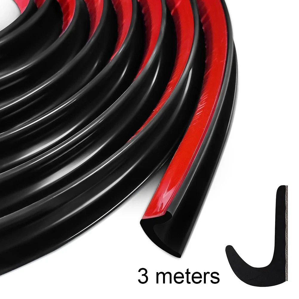 12 Inch Height J Shape RV Rain Gutter for PVC Water Diversion