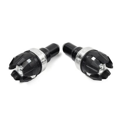 Motor Exhaust Frame Slider Bolt Anti Crash Protector for Universal - Silver