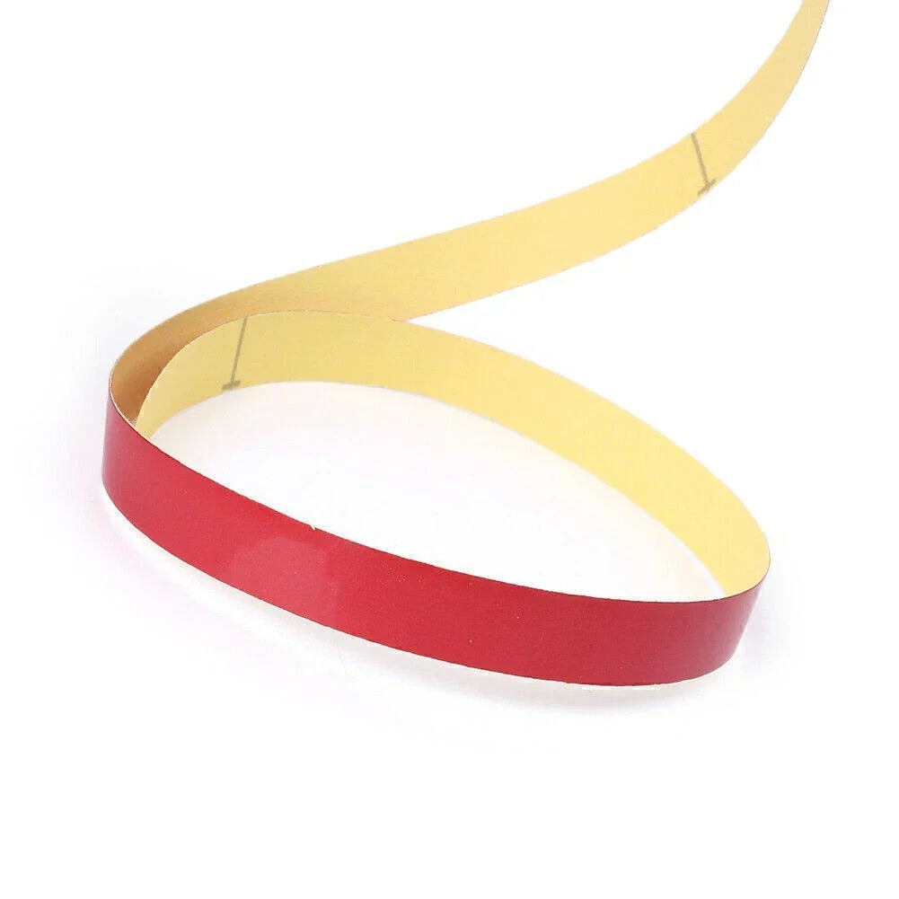 Reflective Sticker Tape Body Stripe Decal 16.40ft x 0.39in Red