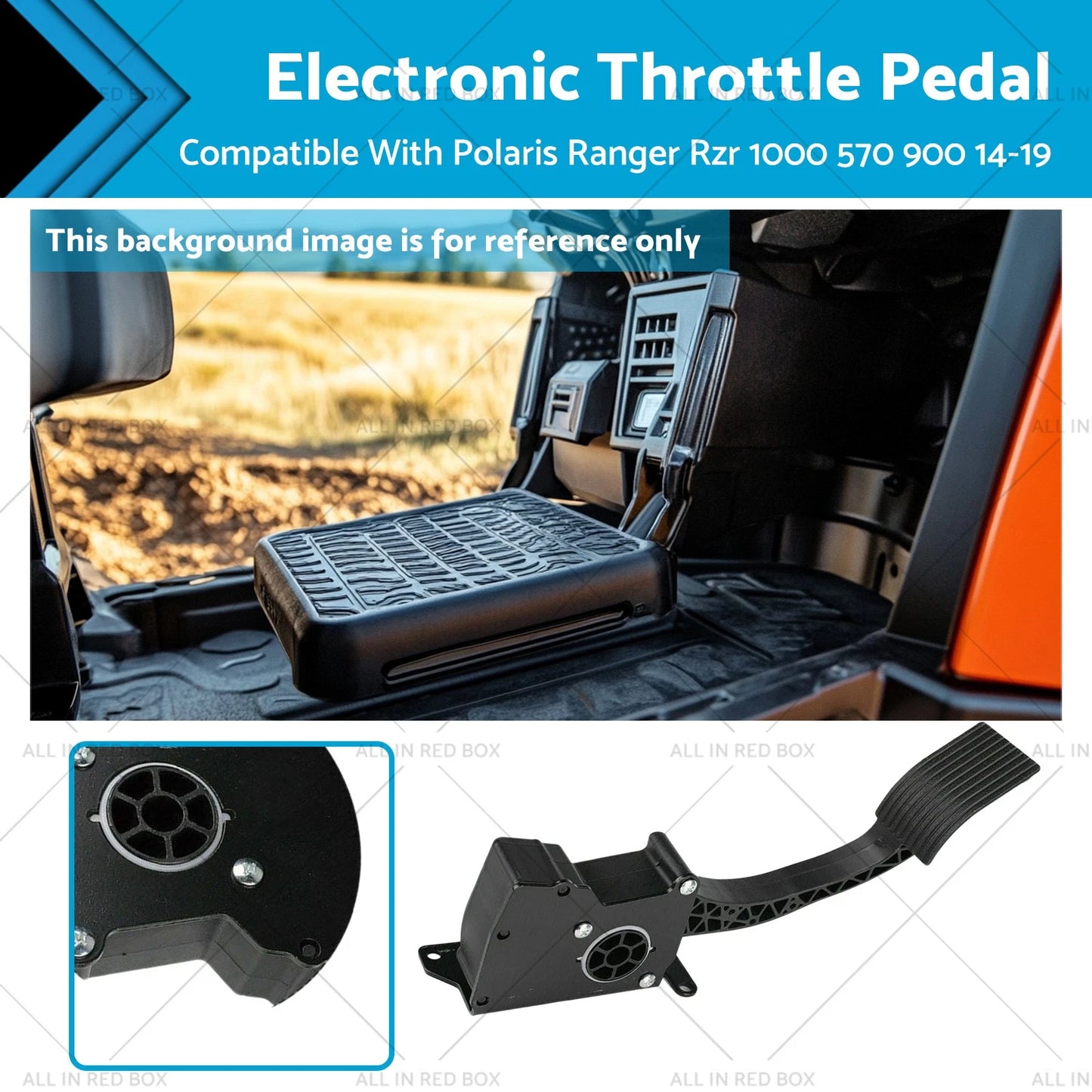 Throttle Pedal Assembly for Polaris RZR Ranger 1000 570 900 (2014-2019)