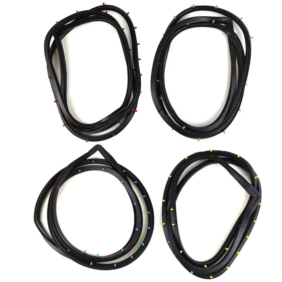 Door Rubber Seal Weatherstrip Set 4 Fits Toyota Corona RT60 4D Sedan 1968-70 D08