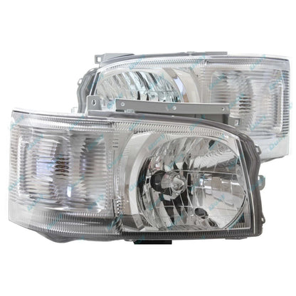 HeadLights LH+RH Pair for Toyota Hiace Van LWB/Commuter Left+Right 2005~2010