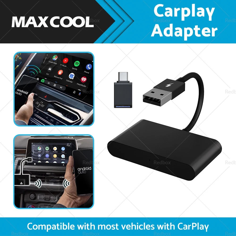 Wireless Carplay Adapter for Android Vehicles with CarPlay