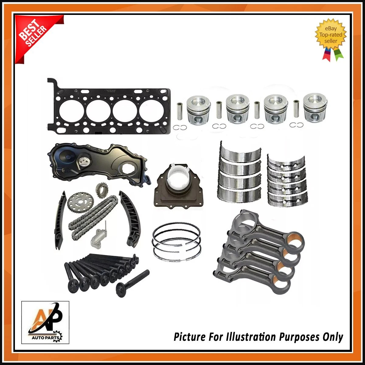 Head Gasket Replacement Kit for Mercedes Vito 1.6 CDi (2004–2014)