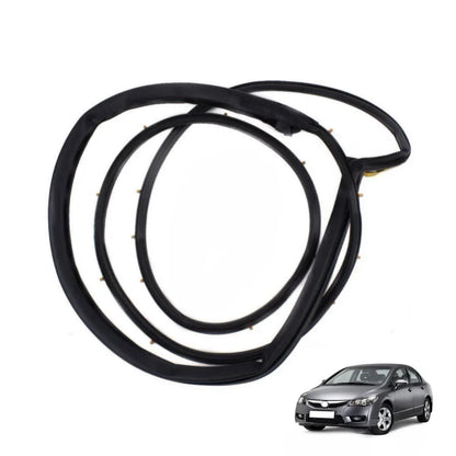 Door Rubber Seal Weatherstrip Front LH+RH Fits Honda Ciciv FD 4D Sedan 2006-11