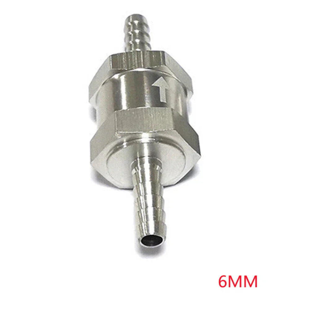 6MM One Way Check Valve Non Return Inline for Gas Diesel Fuel Car