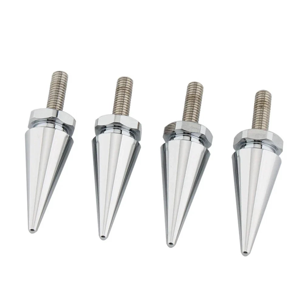 4 x Chrome Spike Windscreen Screw Bolts for Harley Touring Road Glide (1998-2025)