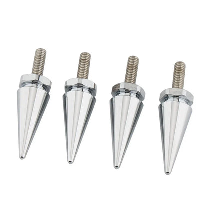 4 x Chrome Spike Windscreen Screw Bolts for Harley Touring Road Glide (1998-2025)