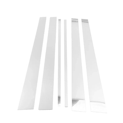 6 Pcs Chrome Silver Door Pillar Window Trim for Lexus LX (1998-2007)