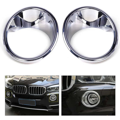 2 x Front Fog Light Lamp Covers for BMW X5 F15 (2014-2018)