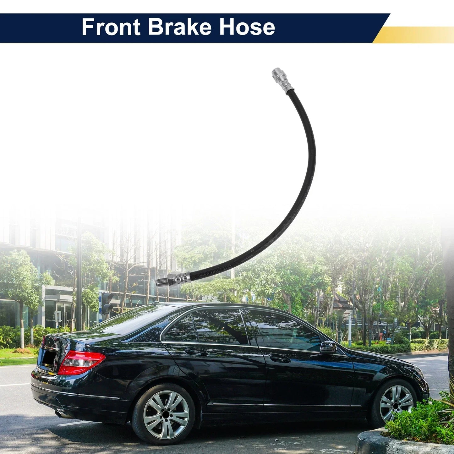 Front Brake Hose for Mercedes-Benz C230 (2005-2011) Hydraulic Brake Line