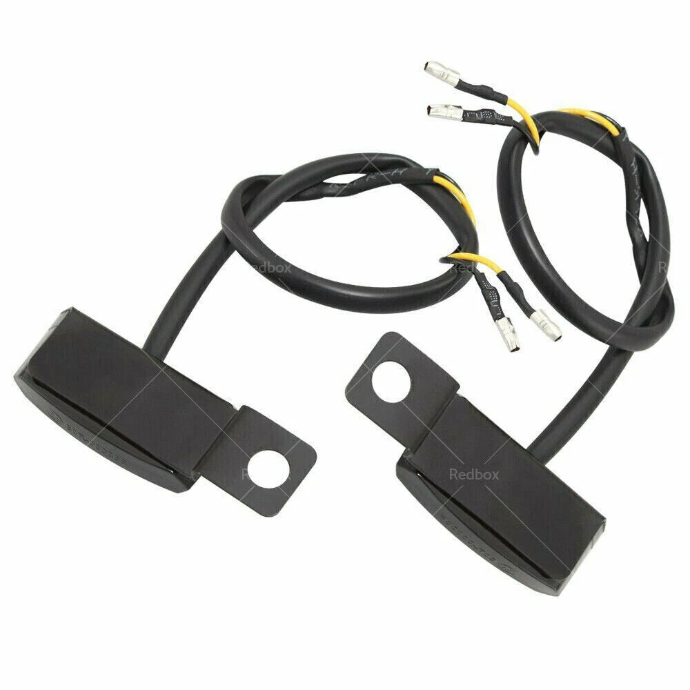 6 LED Mini Motorcycle Front Turn Signal Indicator Amber Light for Harley Chopper