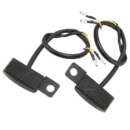 6 LED Mini Motorcycle Front Turn Signal Indicator Amber Light for Harley Chopper