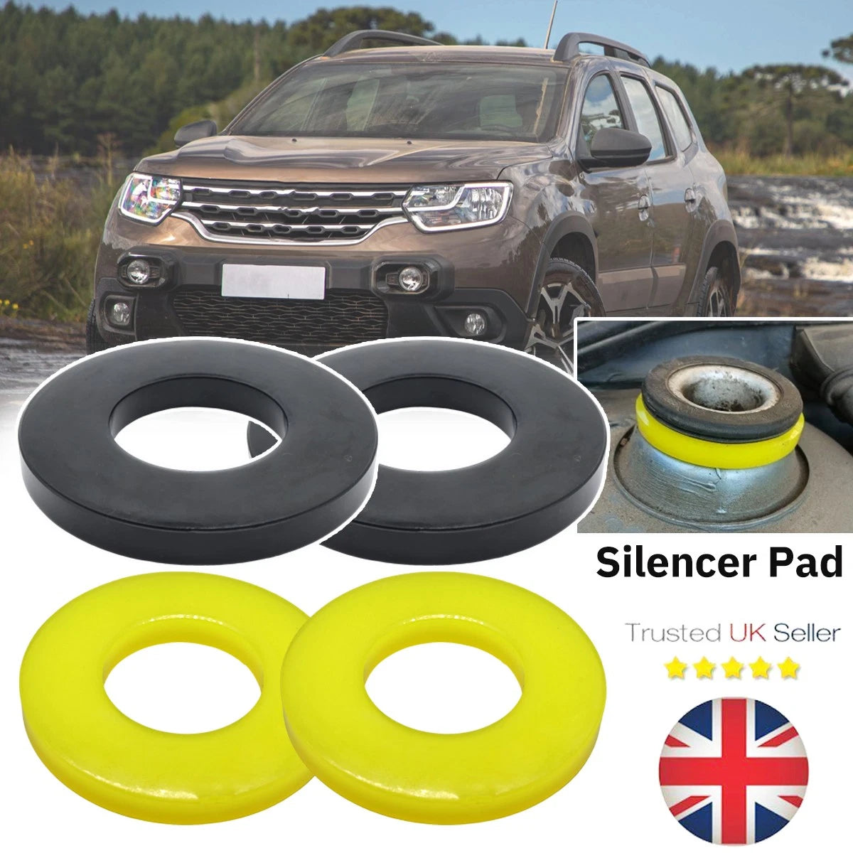 Shock Absorber Ring Buffer Tower Top Rubber Pad for Chevrolet Cruze (2009–2019)