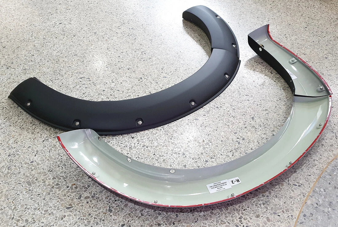4pc Matte Black Bolted Fender Flares for Mazda BT-50 TF (2021-2022)