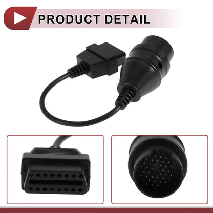 38 Pin OBD1 to 16 Pin OBD2 Car Diagnostic Connector Adapter Cable