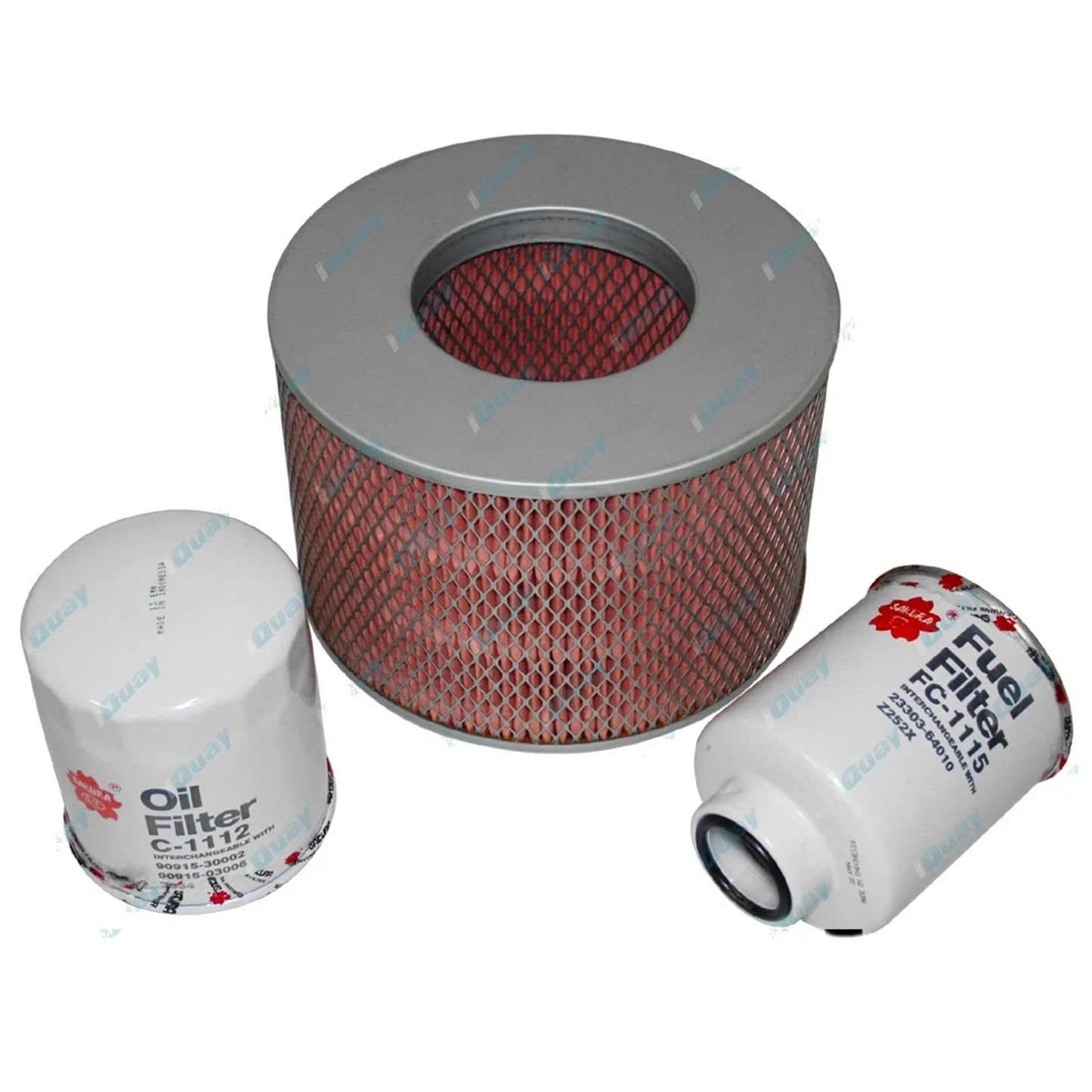 Engine Air Oil Fuel Filter Service Kit for Toyota HZJ105 1HZ Diesel 105 Series
