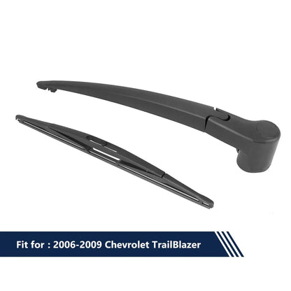 Rear Windshield Wiper Blade Arm Set 345mm for Chevrolet TrailBlazer (2006-2009)