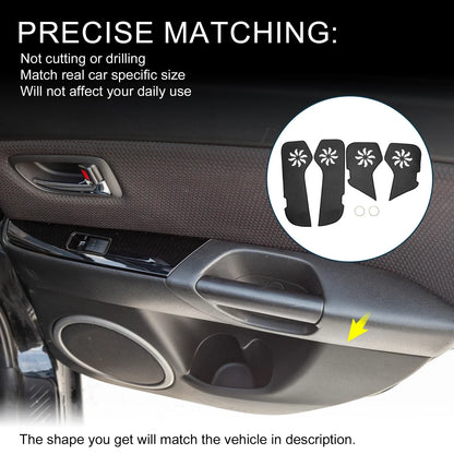 Car Door Leather Anti Kick Pad Sticker for Porsche Cayenne (2018)