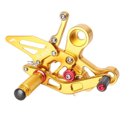 Gold Adjustable Rearset Footpegs for Yamaha MT-09 FZ-09 (2014-2017)