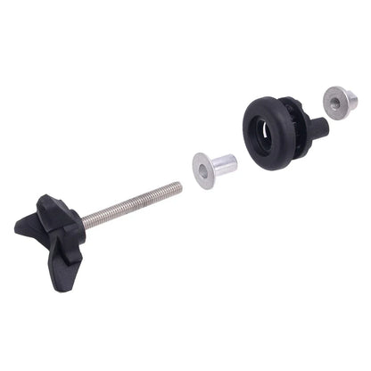 2 x Black Windshield Adjustment Screws for BMW R1200GS ADV (2004-2017)