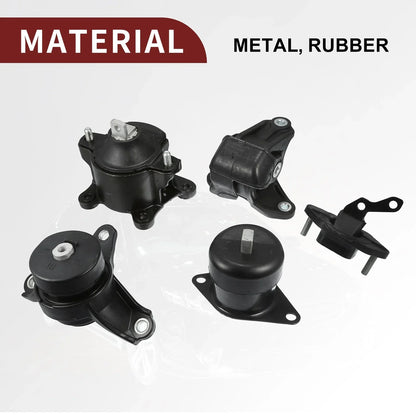 Engine Motor Trans Mount Set for Honda Accord 2.4L & Acura TSX (2008-2012)