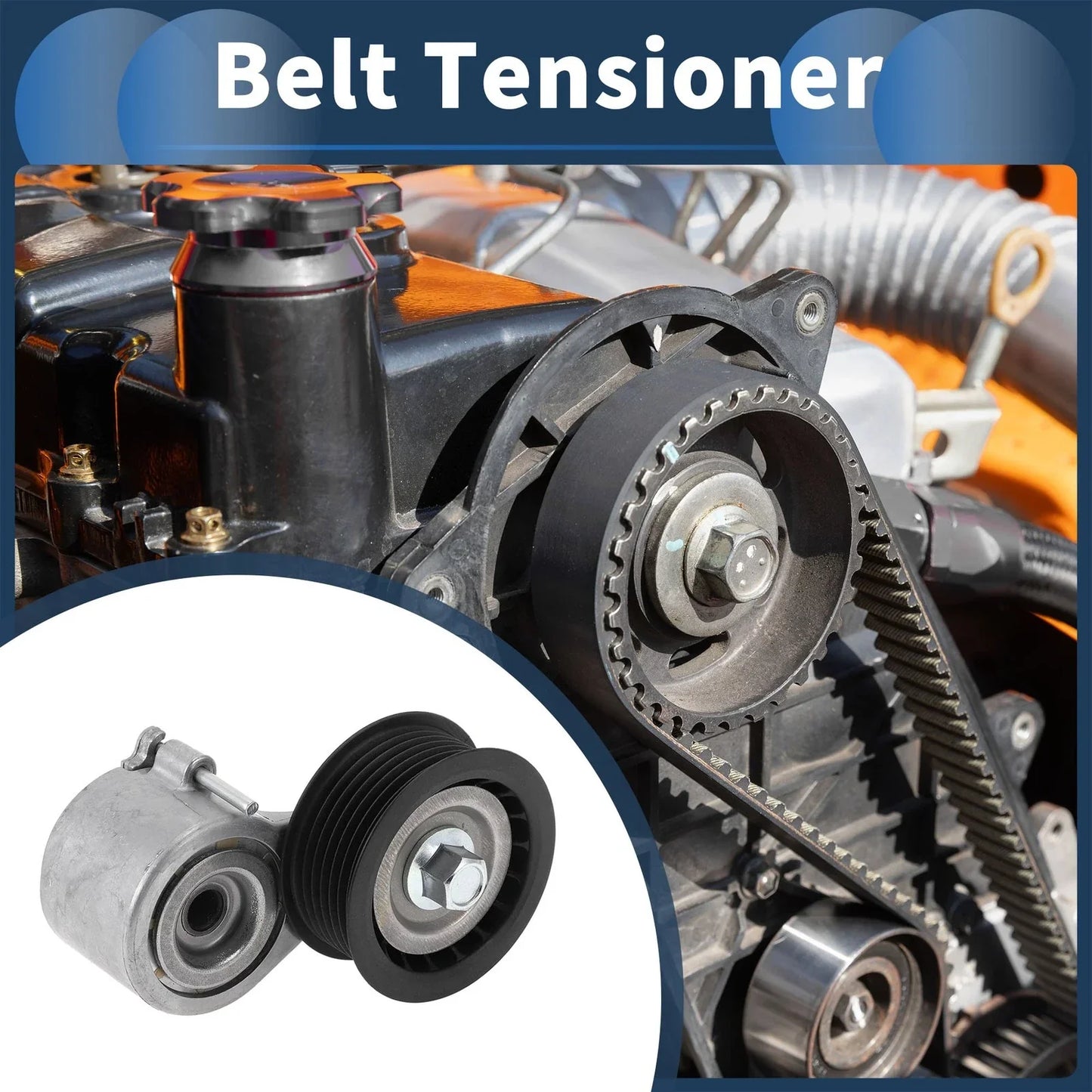 Belt Tensioner for Porsche Cayenne V6 3.0L 2011-2016
