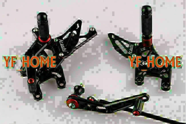 Motor Black Rearsets Foot Pegs for Honda CBR 1000RR (2008-2016)
