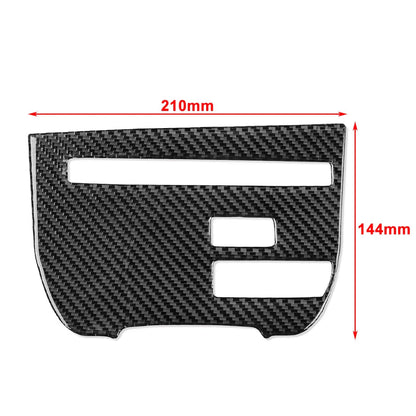 Carbon Fiber Red Central Console CD Panel Cover Trim for Nissan GTR R35 (08-16)