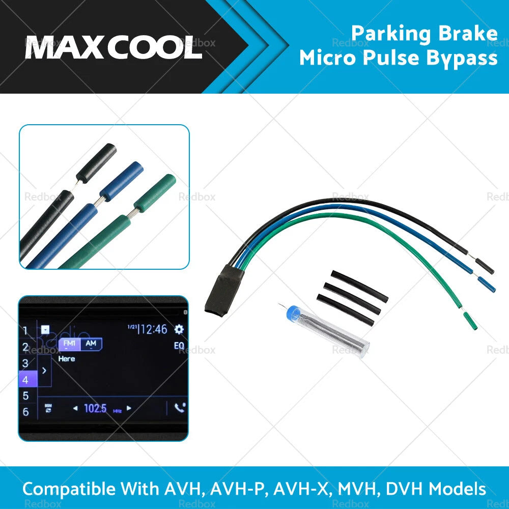 Micro Pulse Bypass for Pioneer AVH AVH-P Parking Brake Video Override
