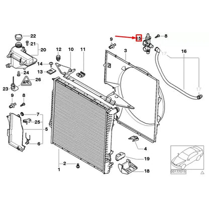 Engine Coolant Thermostat for BMW X5 E53 (2000–2006)