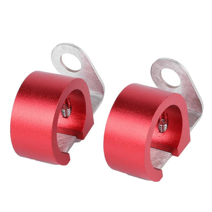 Red Front Brake Hose Guide Holders for HONDA XR400 Motard (2005-2008)