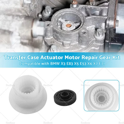 Transfer Case Actuator Motor Repair Gear for BMW X5, X3, X6 (2000-2013)